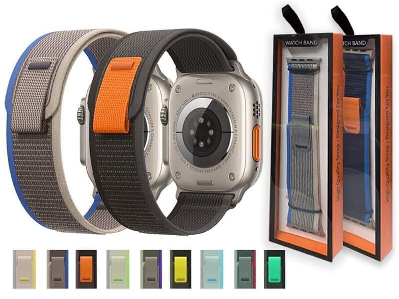 Trail Loop Wristband For Apple Watch Series 11 /10 /9 /8 /7 /SE /6 /5 /4 /3 /2 /1 Ultra 2 Strap Replacement Wrist Band 38mm 40mm 41mm 42mm 44mm 45mm 46mm 49mm Trail Loop Wristband For Apple Watch Series 11 /10 /9 /8 /7 /SE /6 /5 /4 /3 /2 /1 Ultra 2 Strap Replacement Wrist Band 38mm 40mm 41mm 42mm 44mm 45mm 46mm 49mm